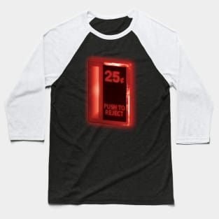 Coin Slot (halftone glow) Baseball T-Shirt